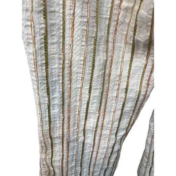 Johnny Was Workshop Lola Striped Wide Leg Pants Womens Size Small W61419-1 - Picture 6 of 7